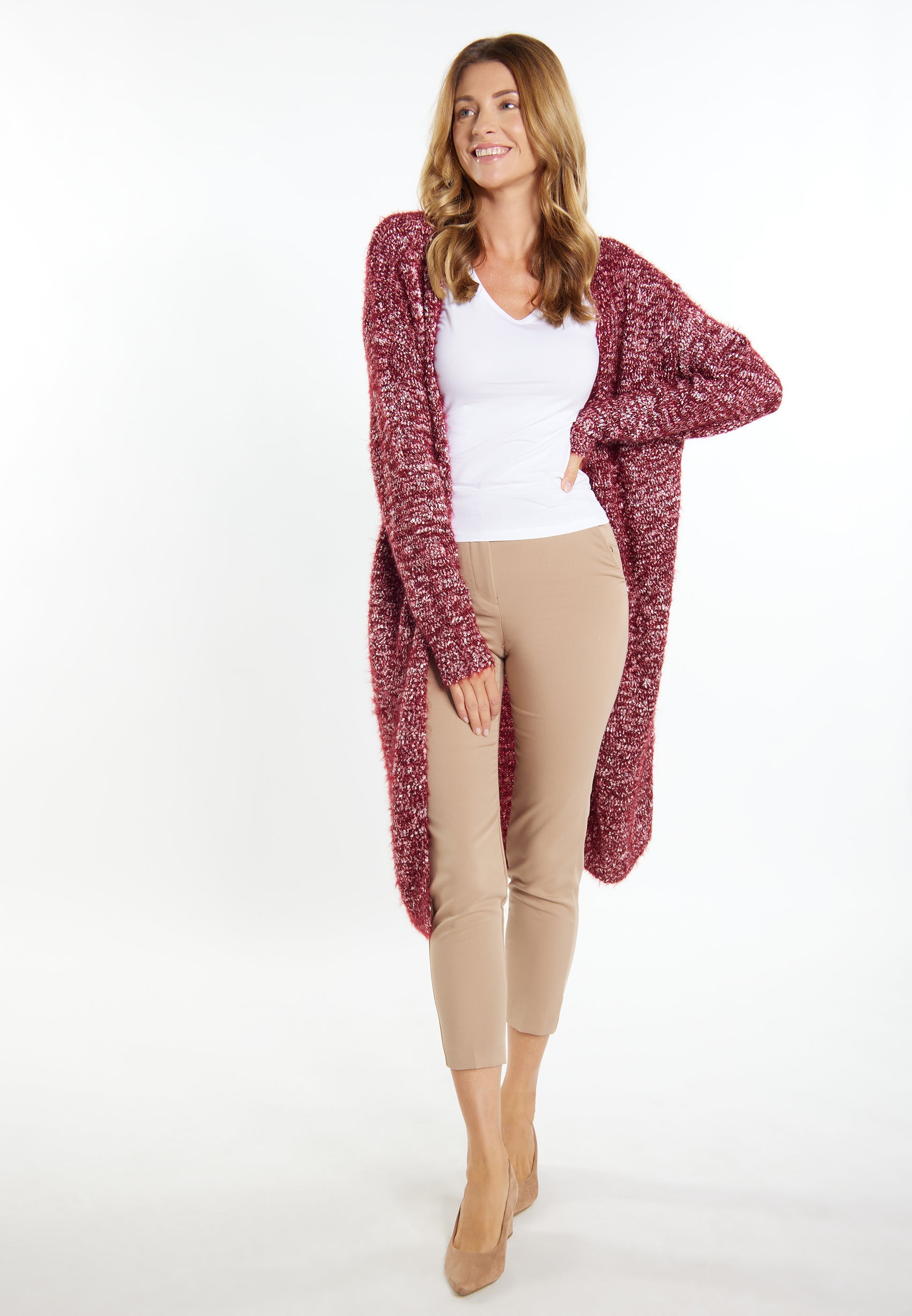 usha Women's Knit Coat