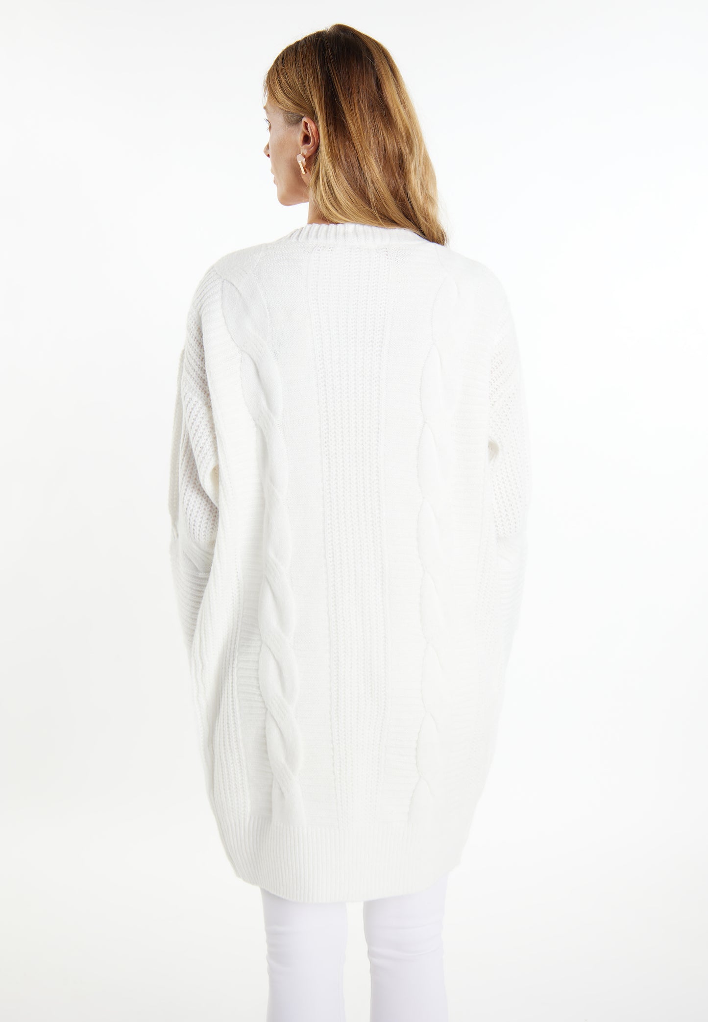 usha WHITE LABEL Kobiety Długi Kardigan