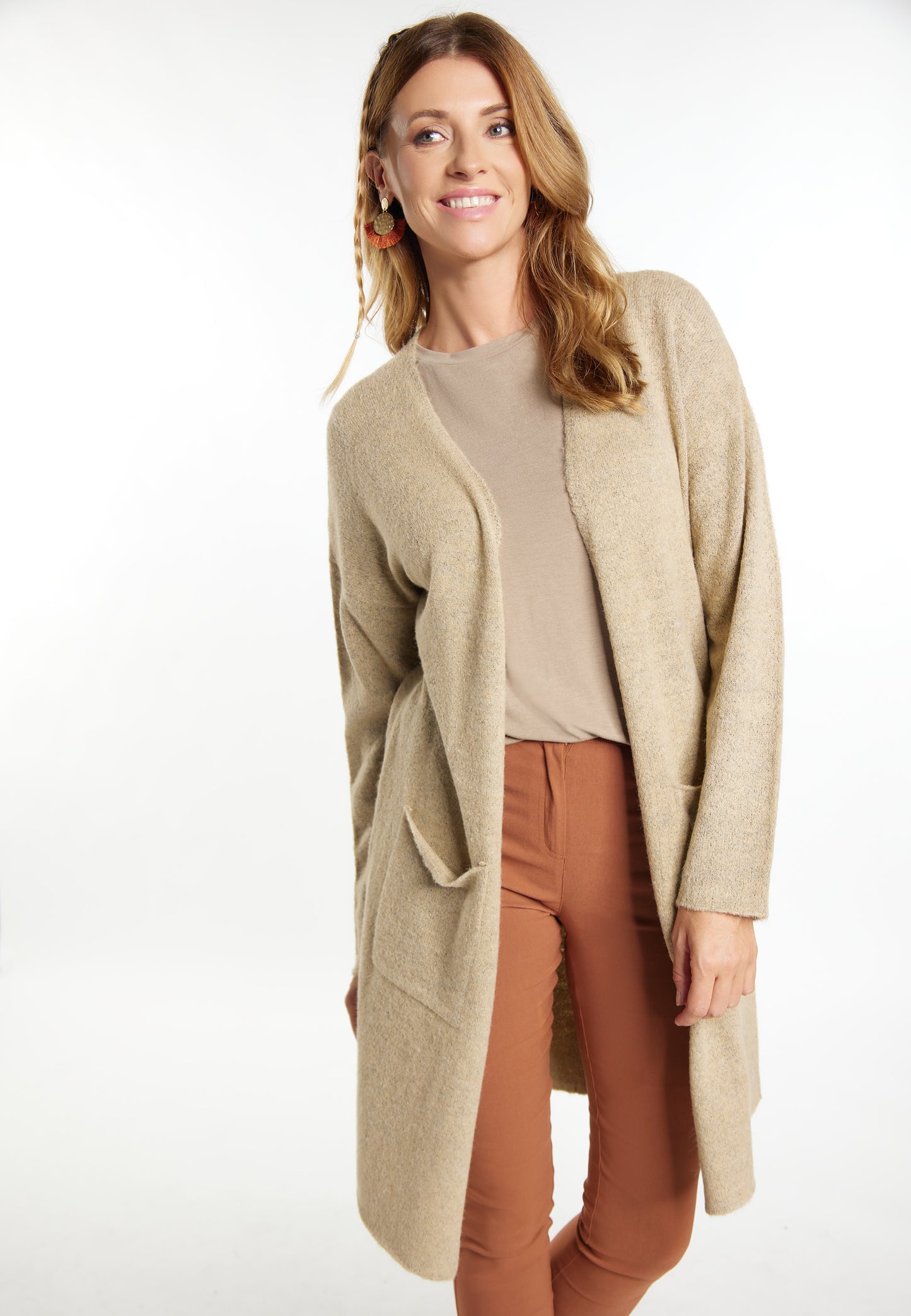 usha FESTIVAL Women's Long Cardigan