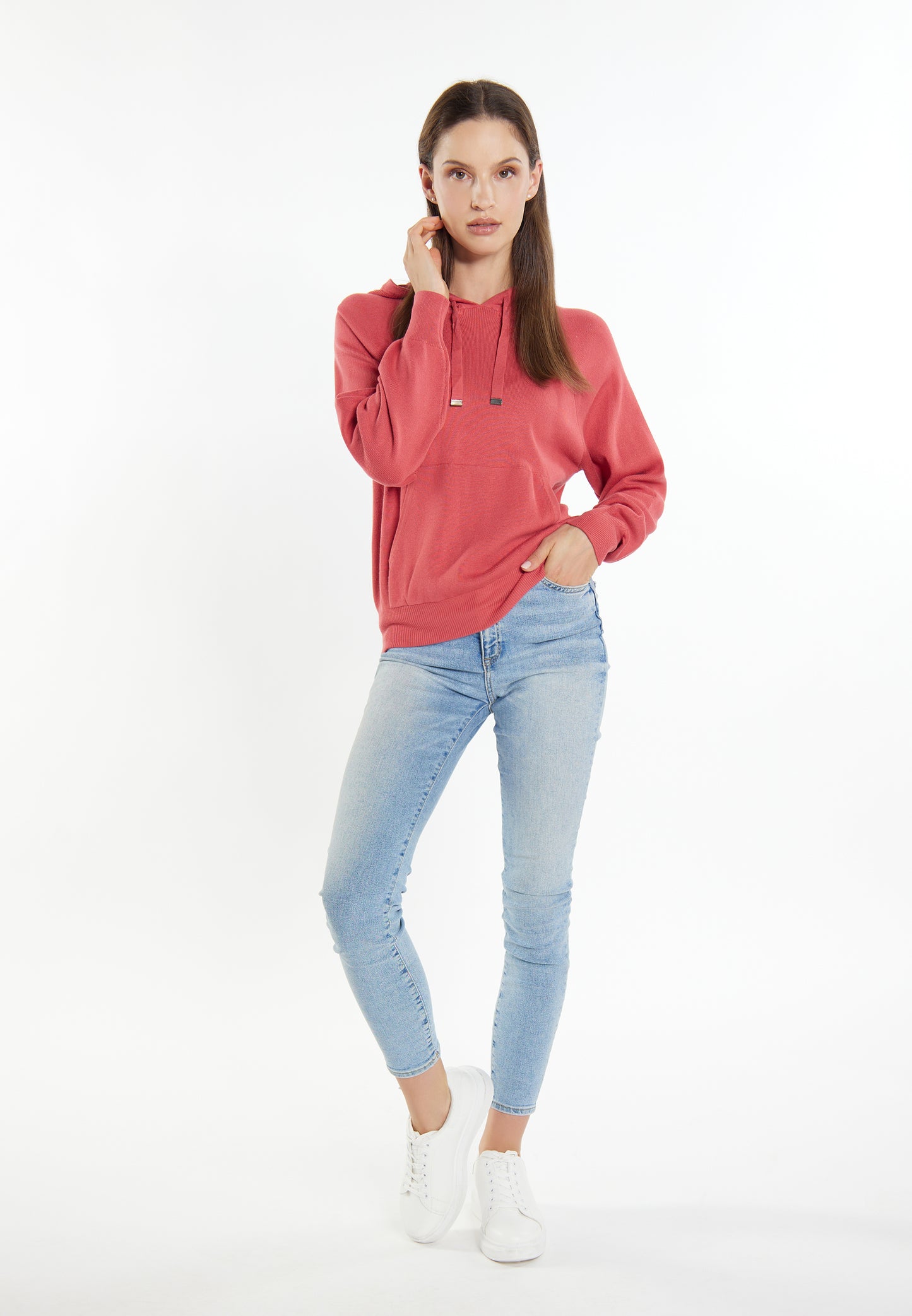 usha BLUE LABEL Women's Knit Hoodie