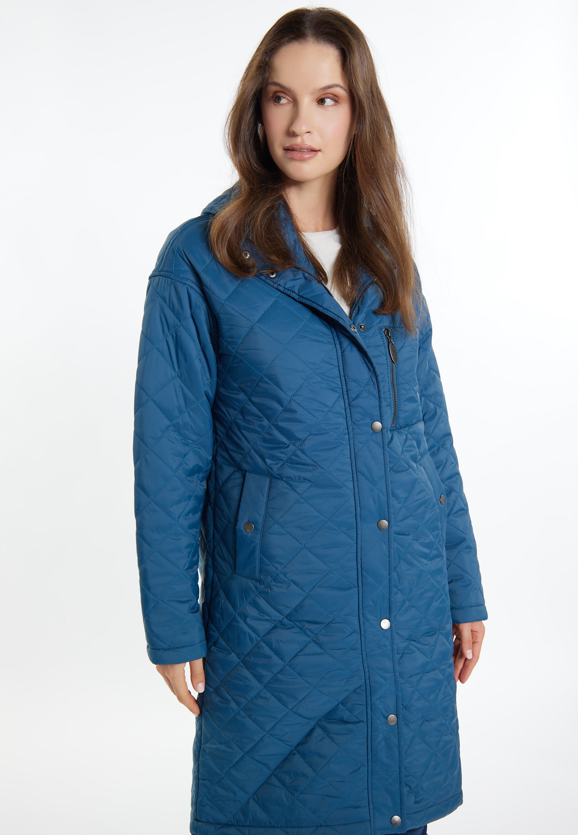 usha Women's Ght Quilted Coat