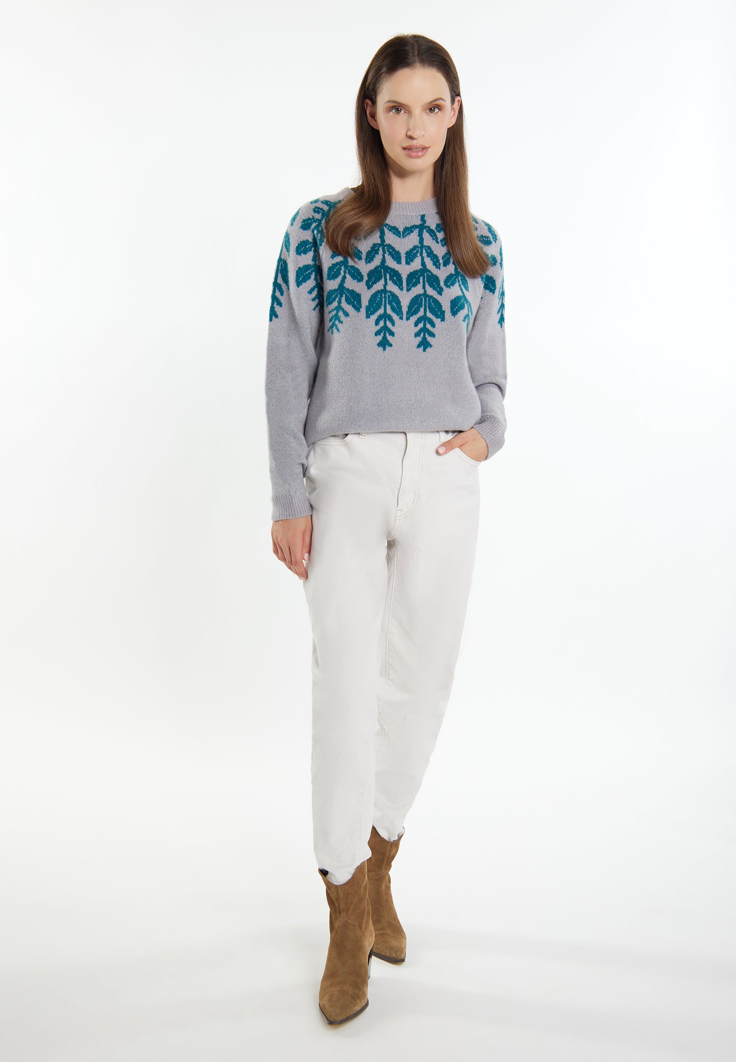 usha Women's Knit Sweater