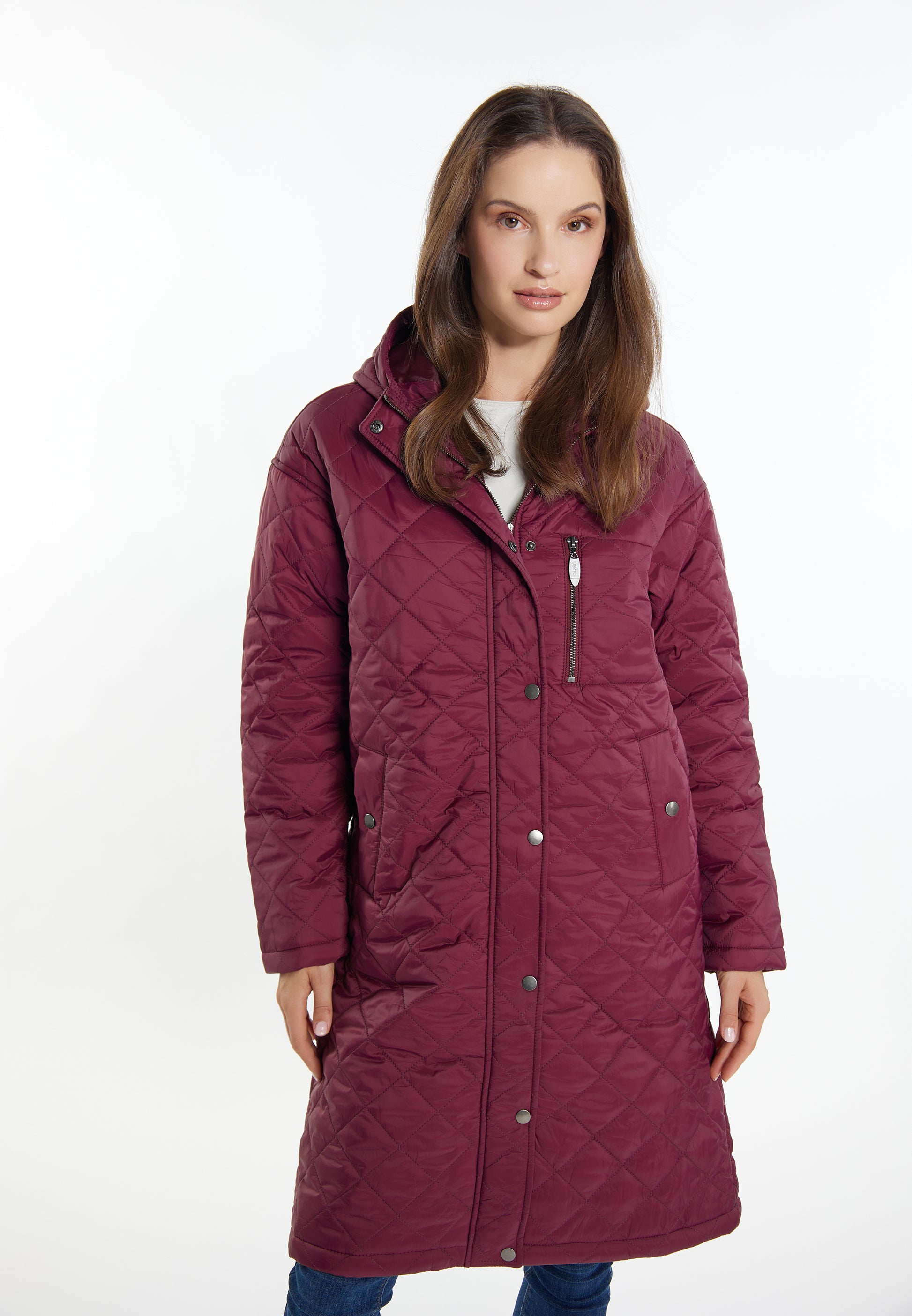 usha Women's Ght Quilted Coat