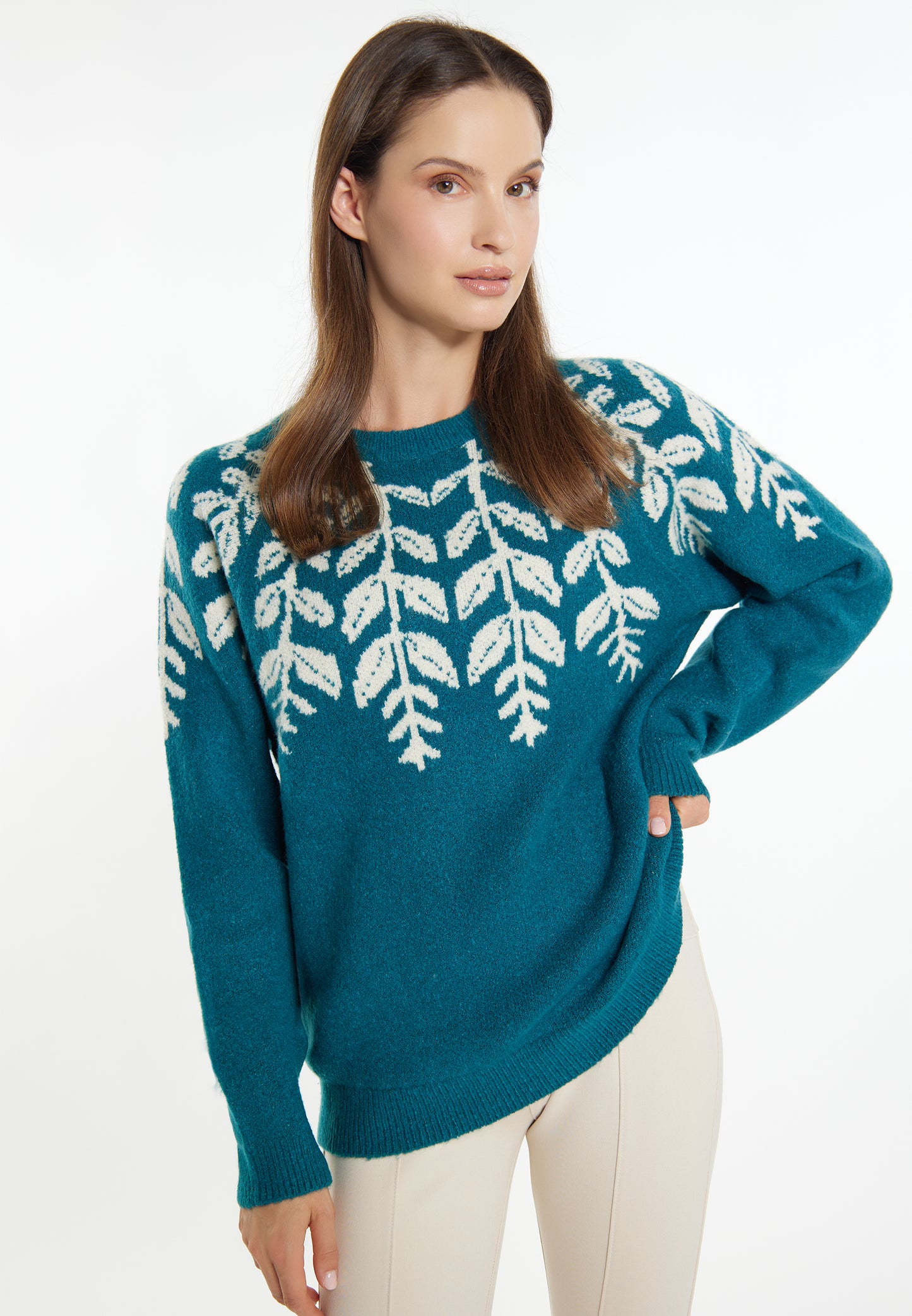 usha Women's Knit Sweater