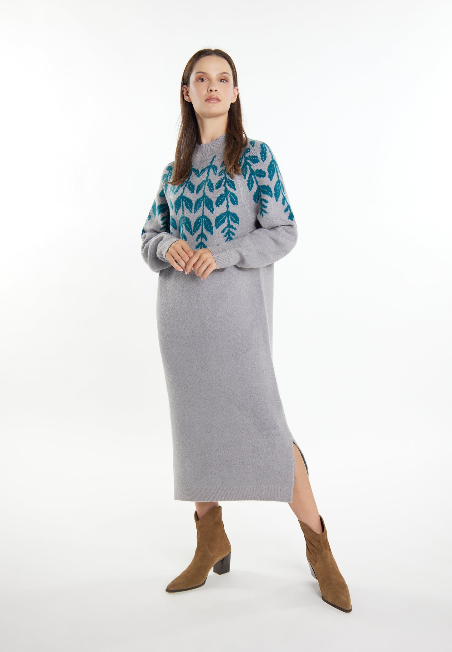 usha Women's Maxi Knit Dress