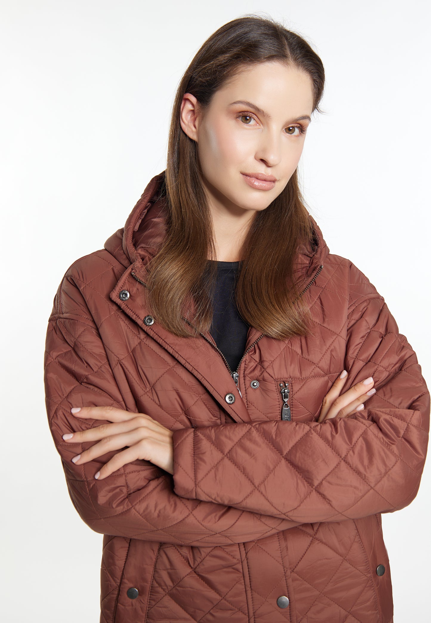 usha Women's Ght Quilted Coat