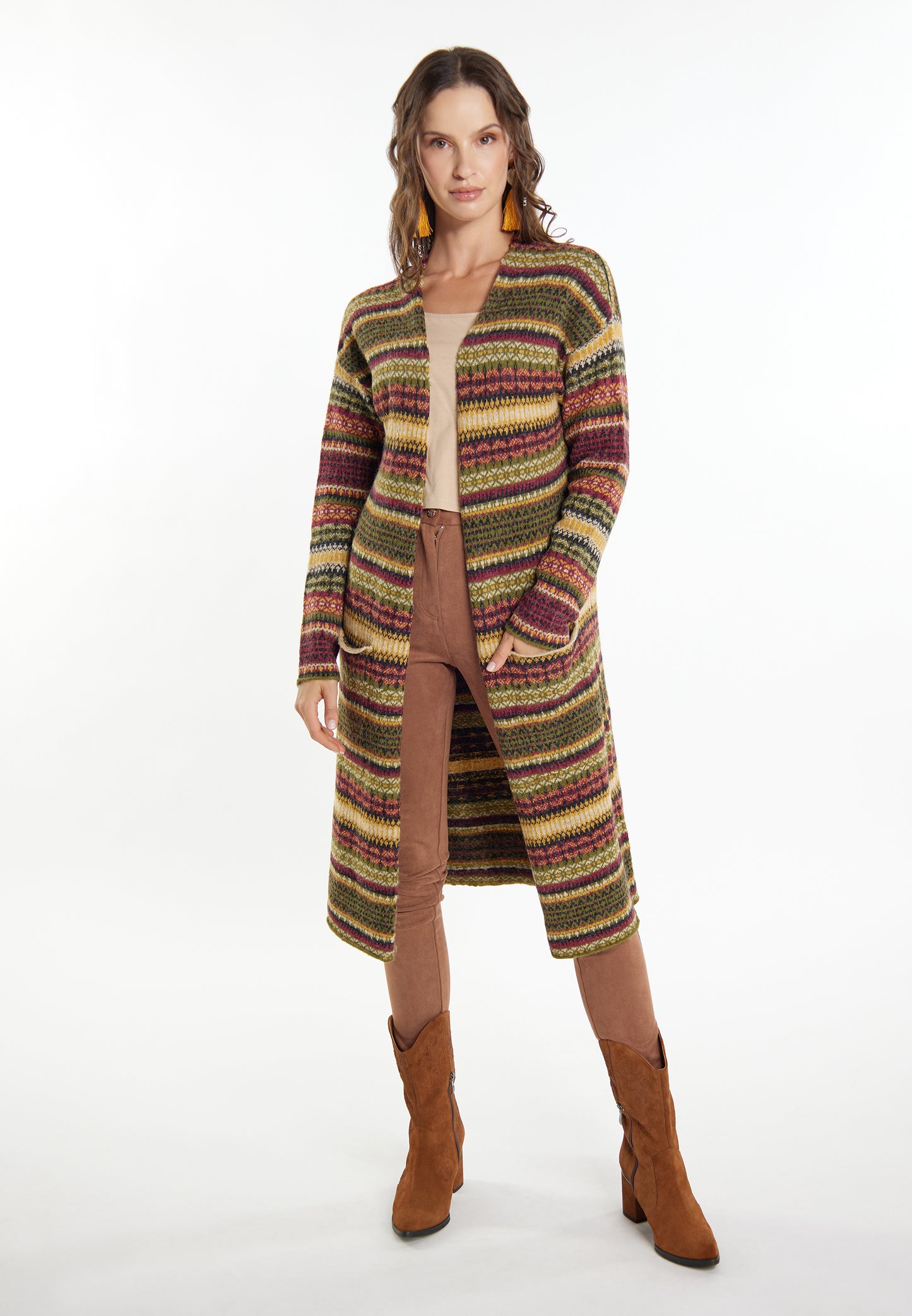 usha FESTIVAL Women's Knit Cardigan