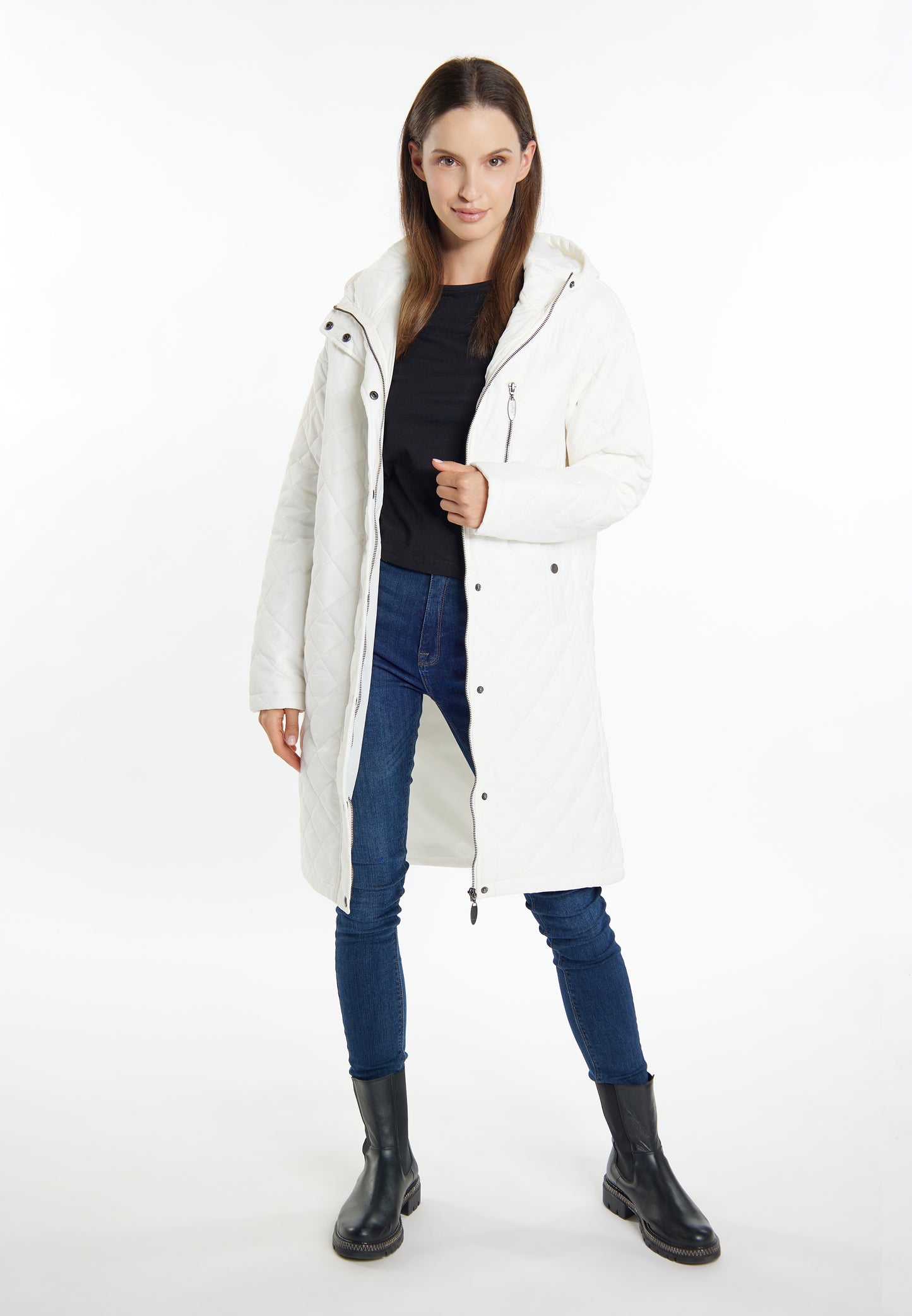usha Women's Ght Quilted Coat
