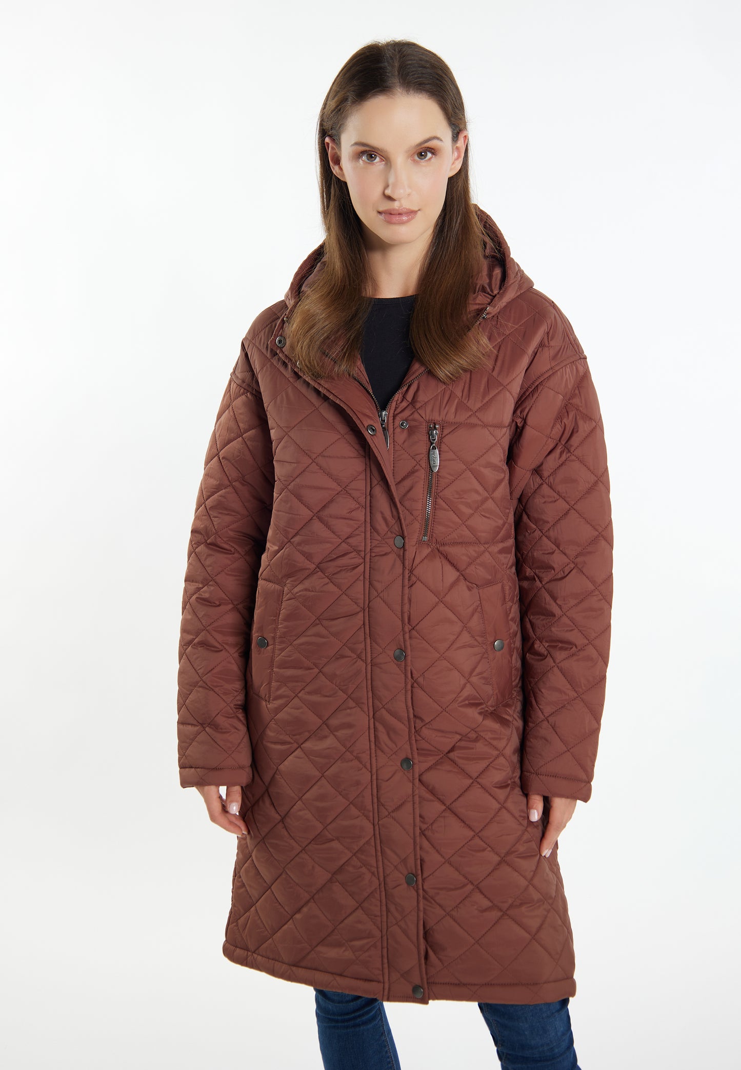 usha Women's Ght Quilted Coat