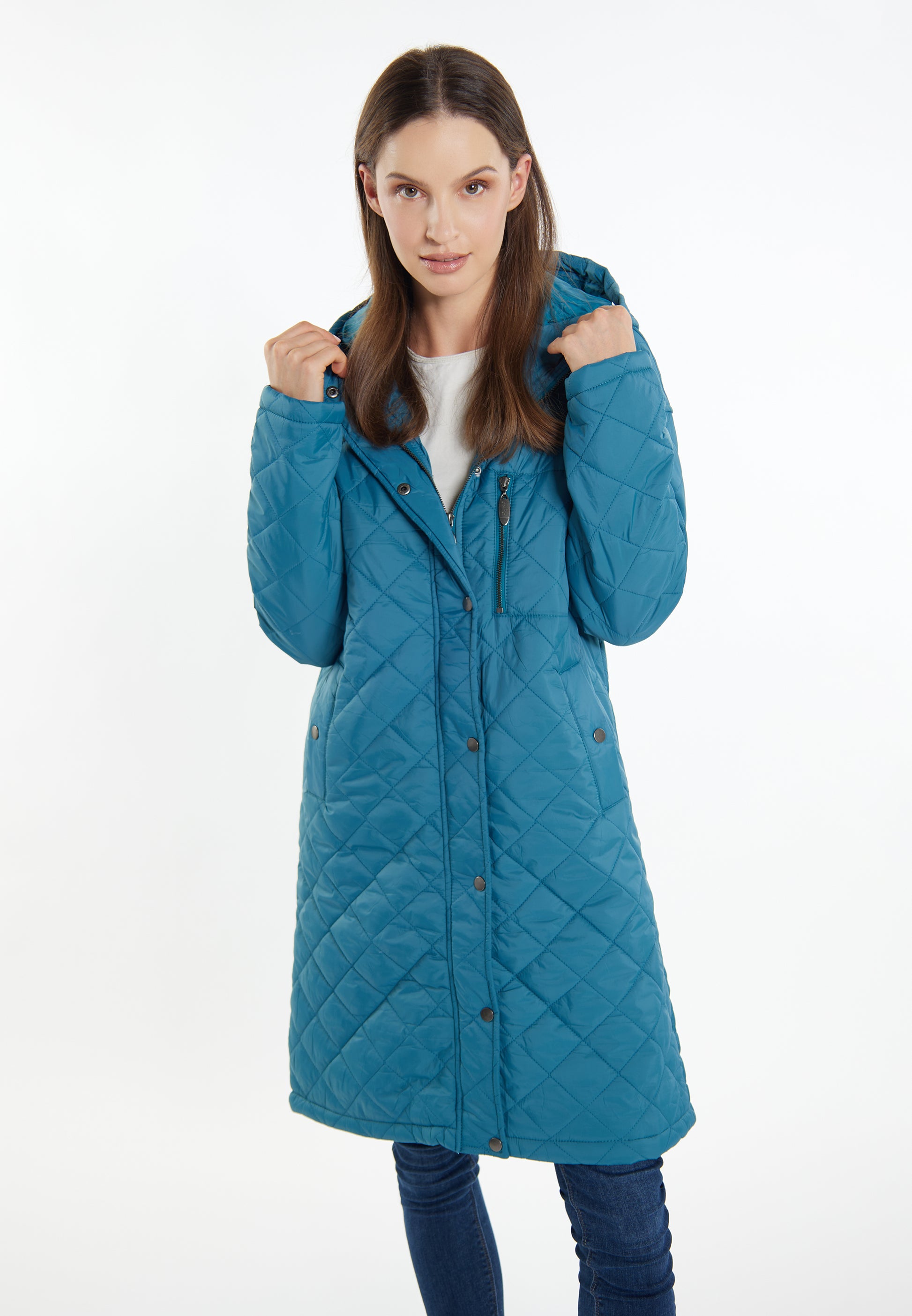 usha Women's Ght Quilted Coat