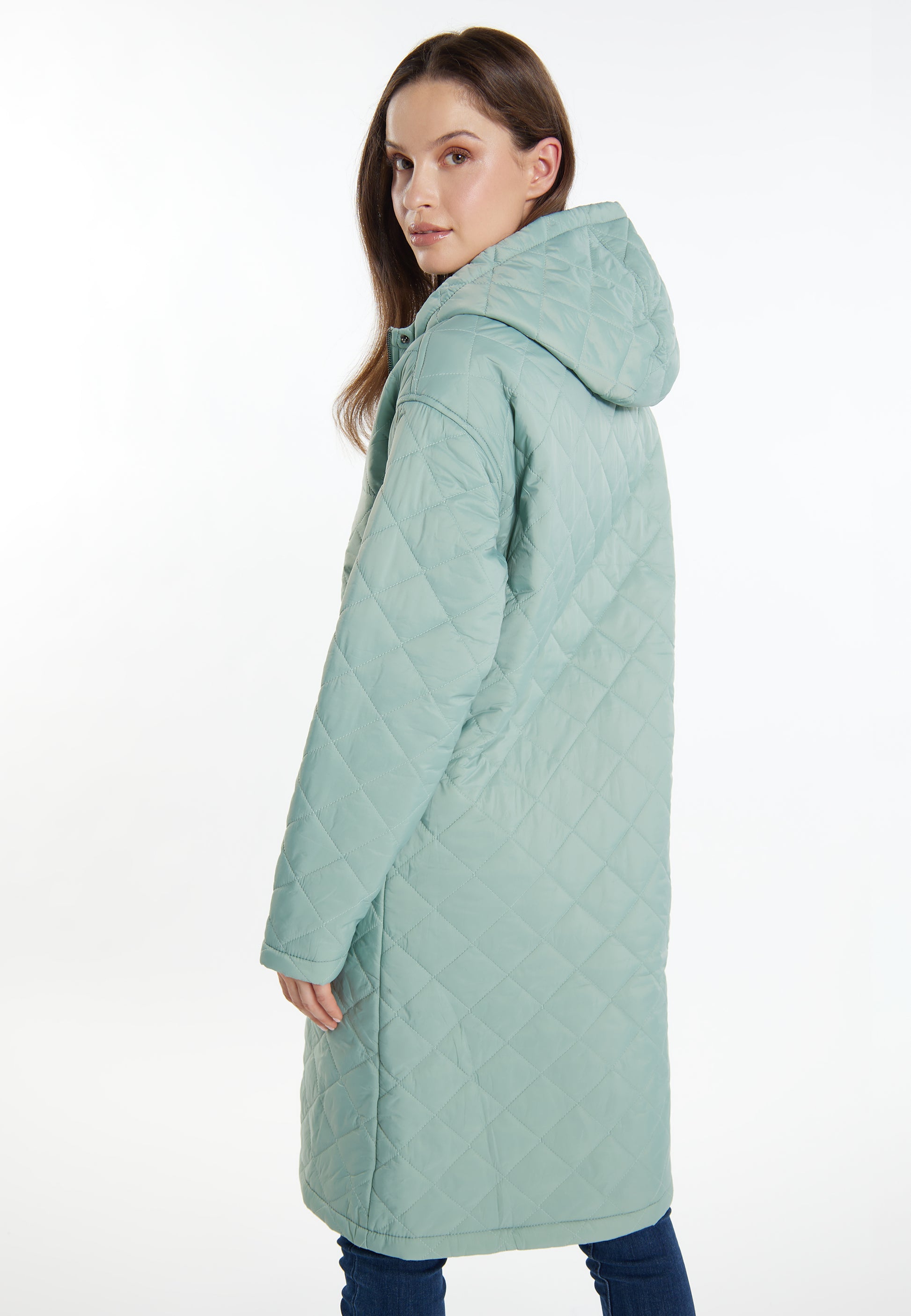 usha Women's Ght Quilted Coat