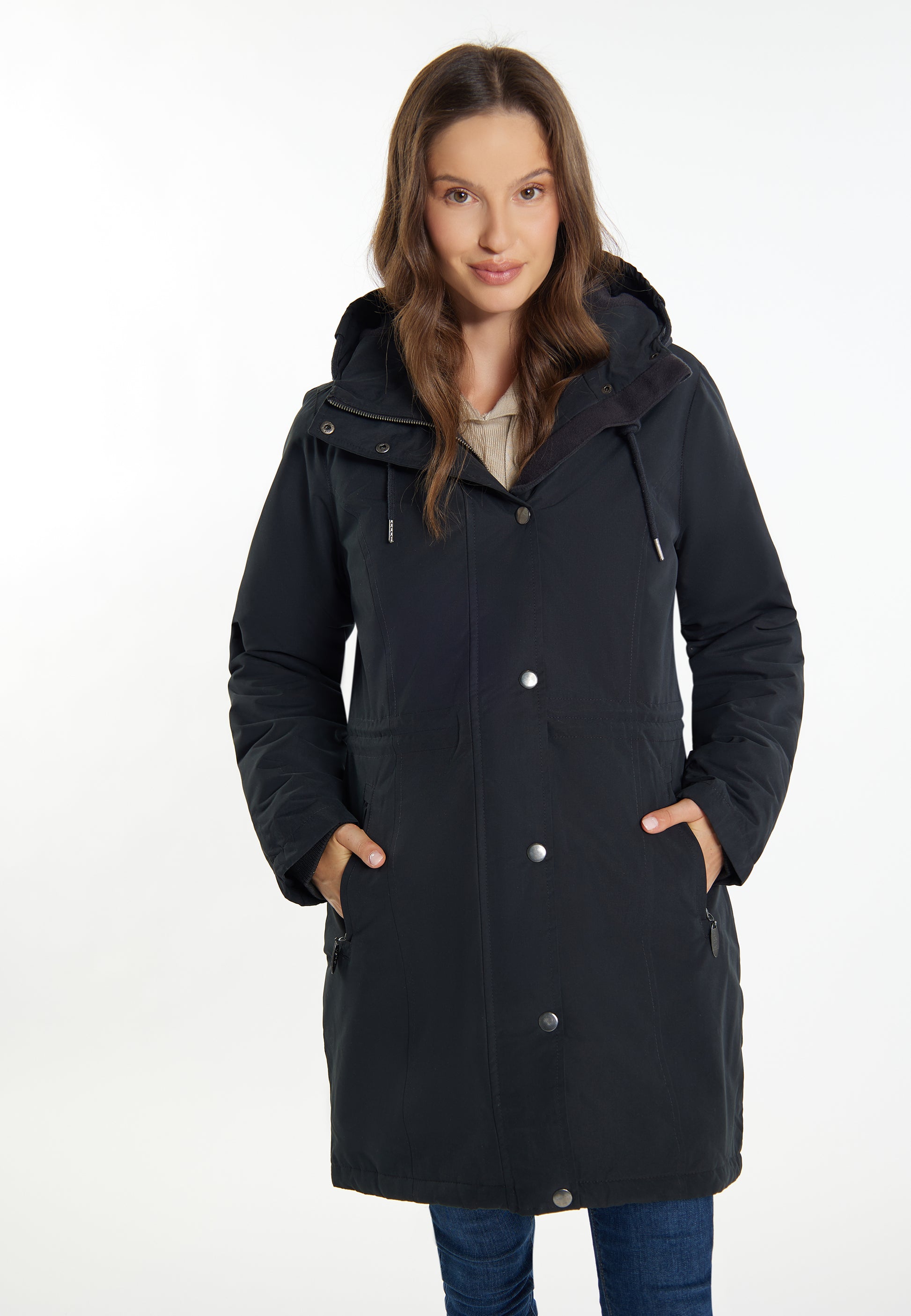 usha BLUE LABEL Damen gepolsterte Kurzjacke