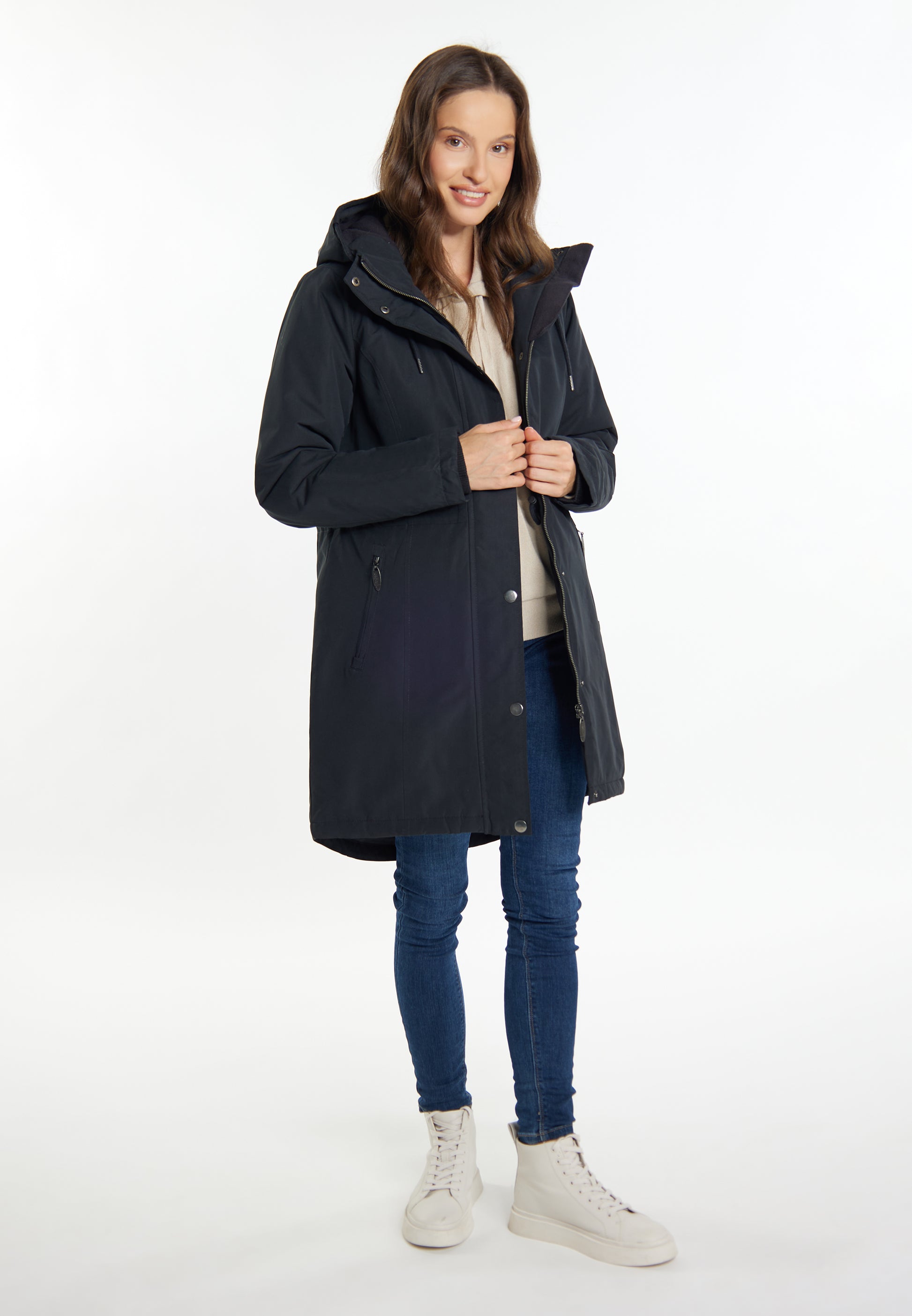 usha BLUE LABEL Damen gepolsterte Kurzjacke