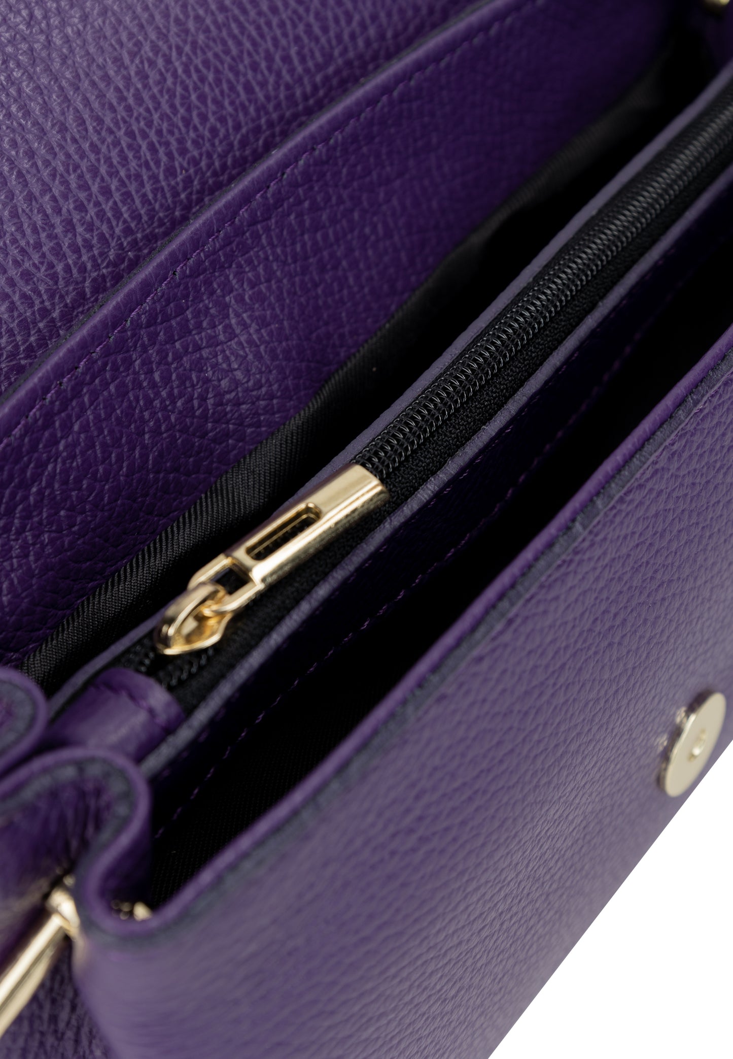 usha Women's Leather Shoulder Bag