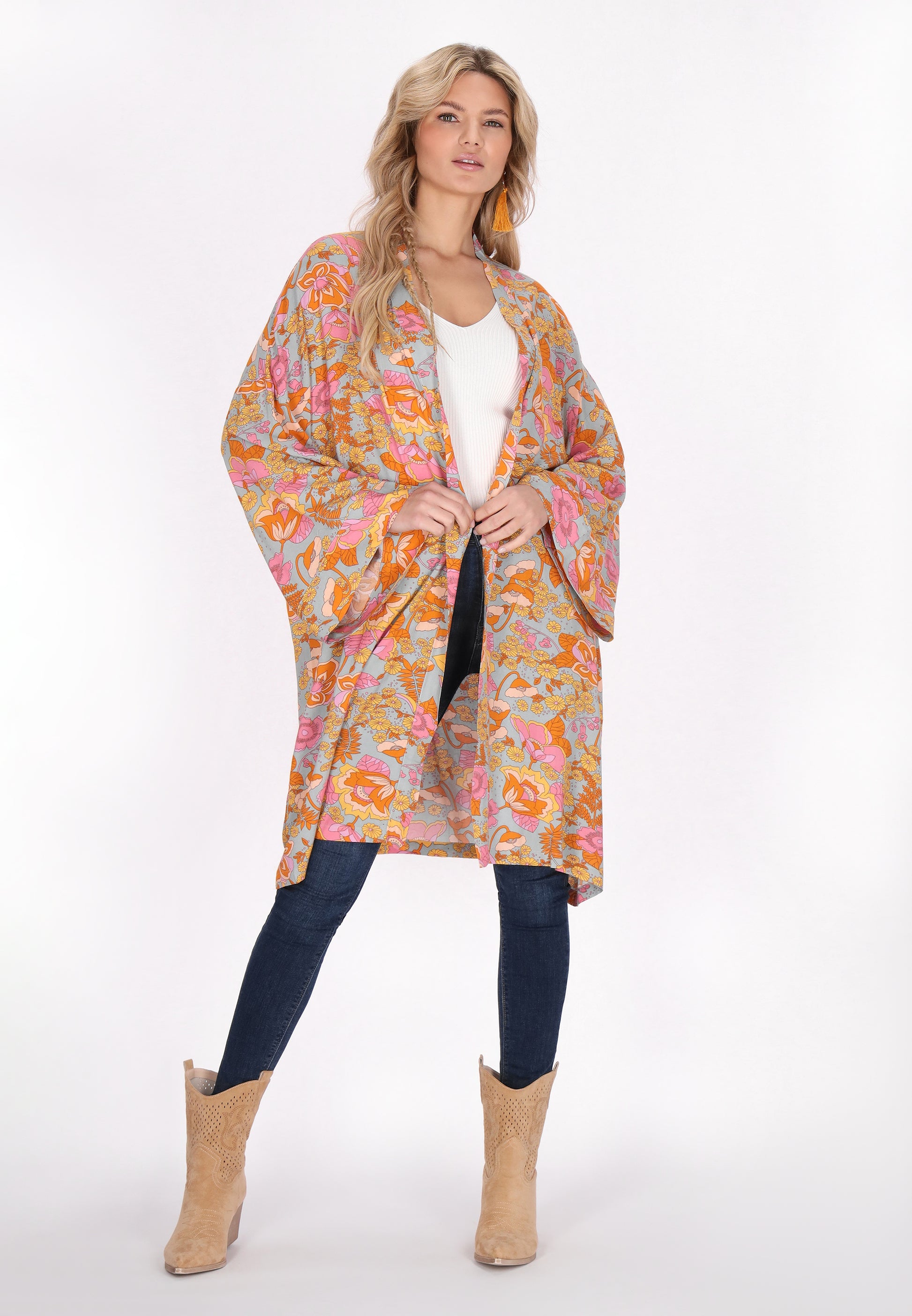 usha FESTIVAL Women's Kimono