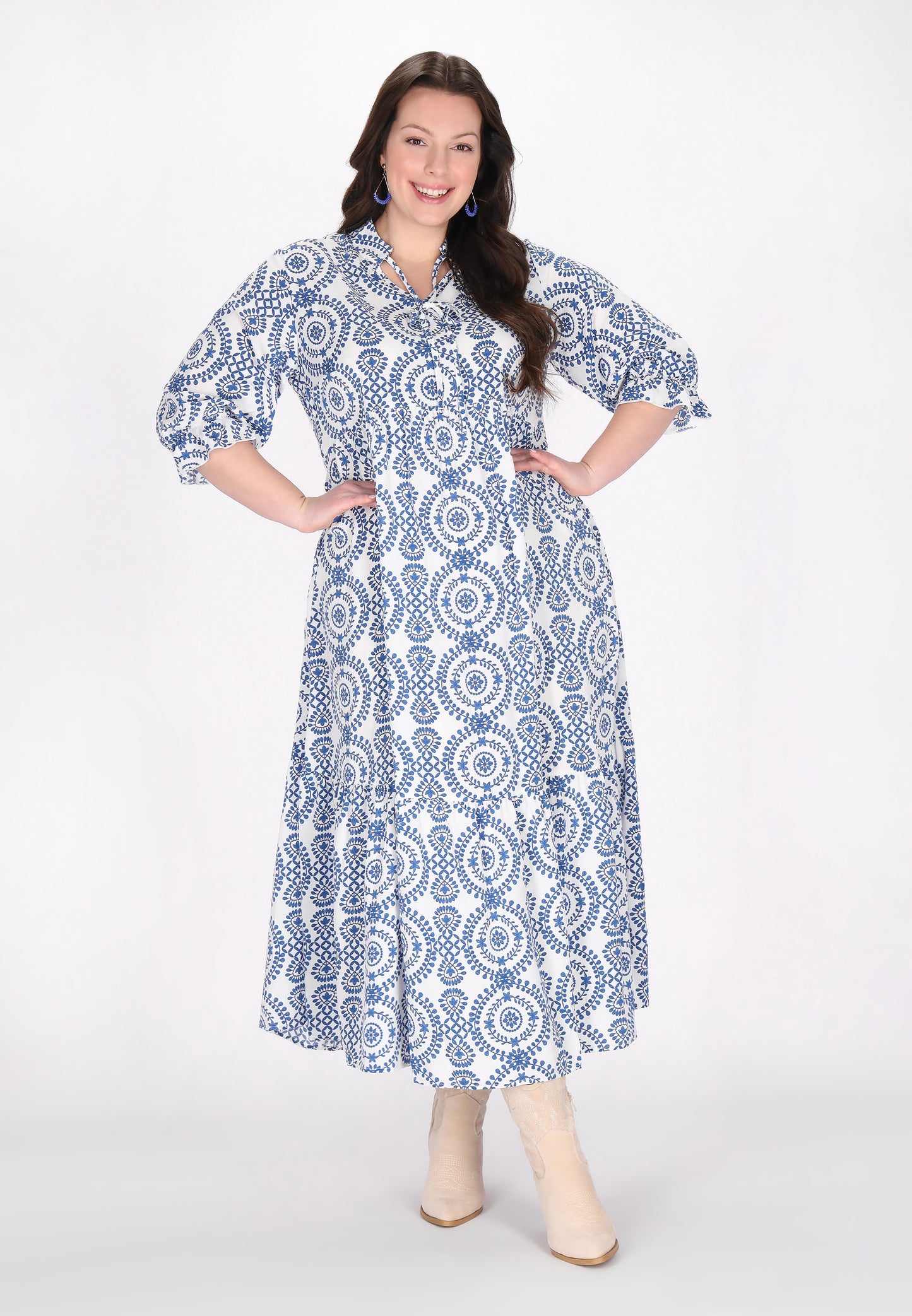 usha FESTIVAL Women's Plus Size Dress