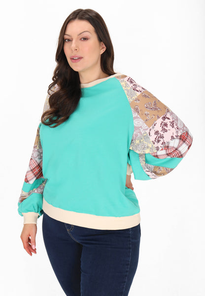 usha BLUE LABEL Women's Plus Size Sweatshirt