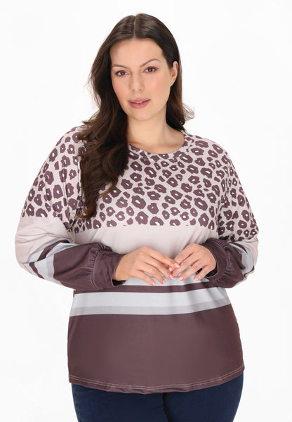 usha PLUS SIZE Damen Langarmshirt in Übergröße
