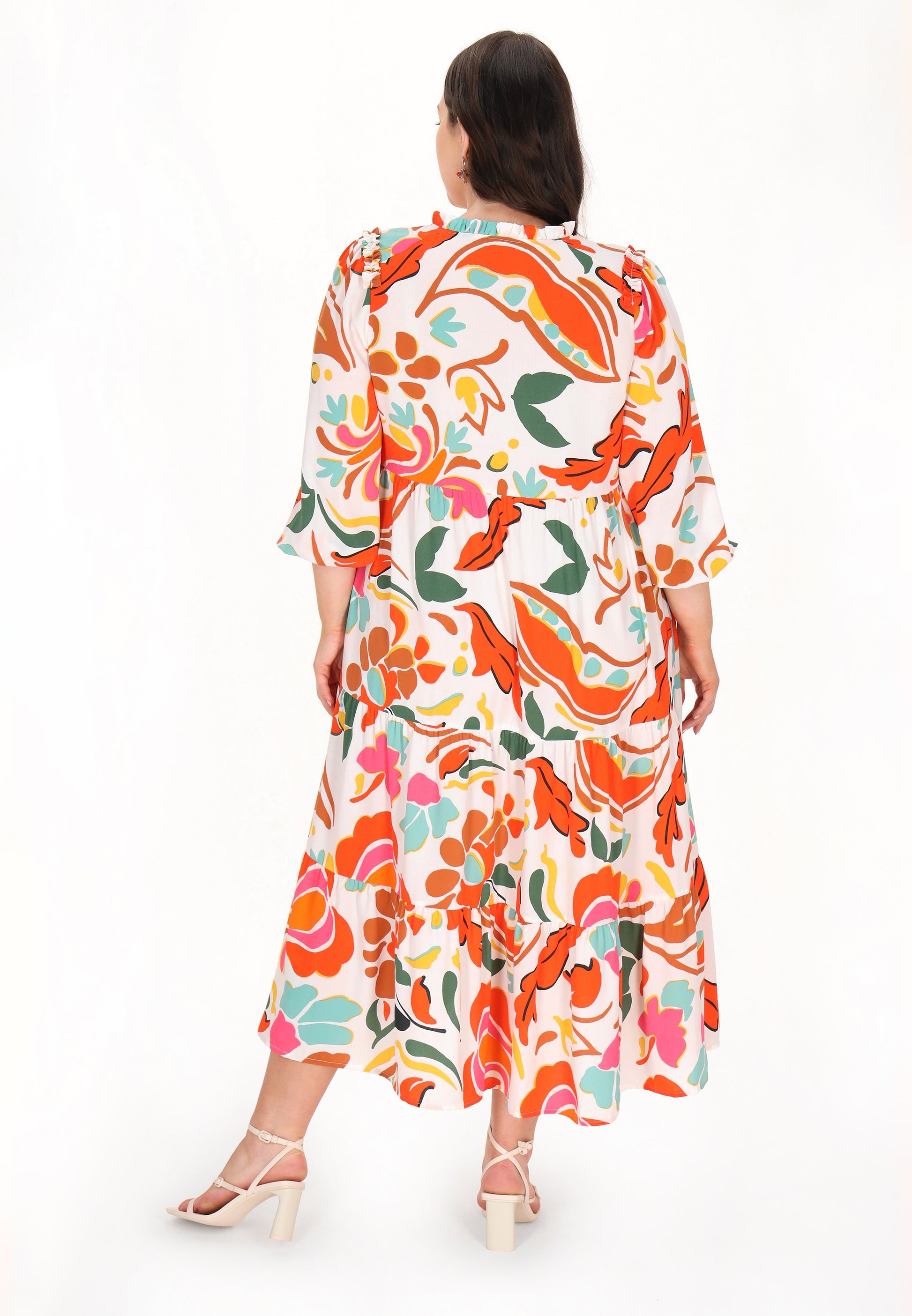 usha Women's Plus Size Dress