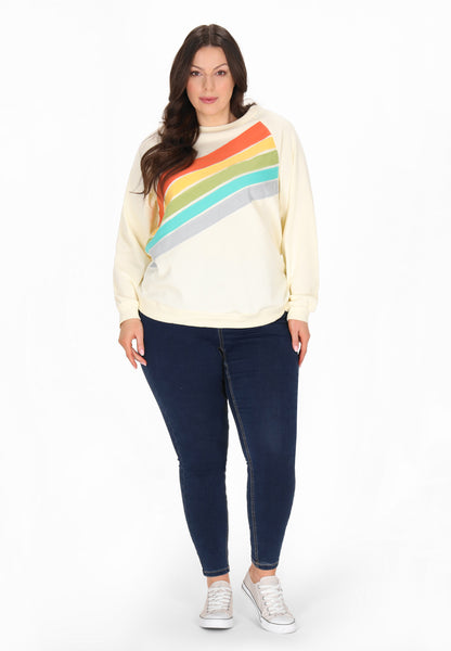 usha BLUE LABEL Women's Plus Size Sweatshirt