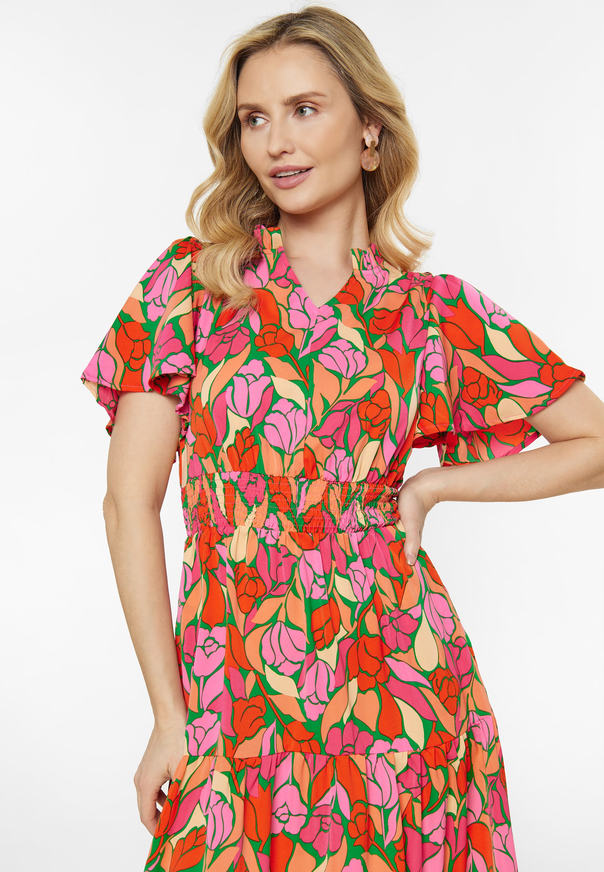 usha Damen-Kleid