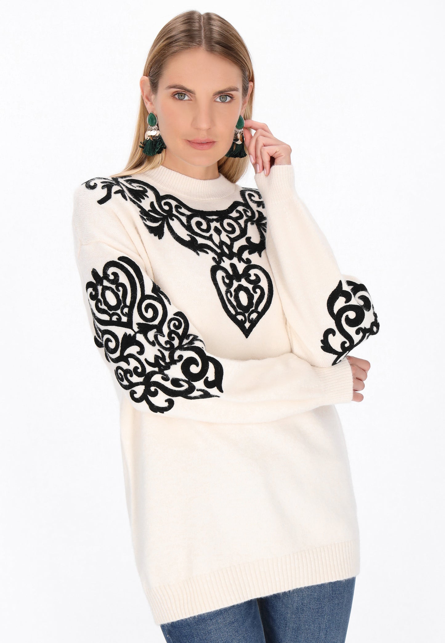 usha FESTIVAL Women's Sweater