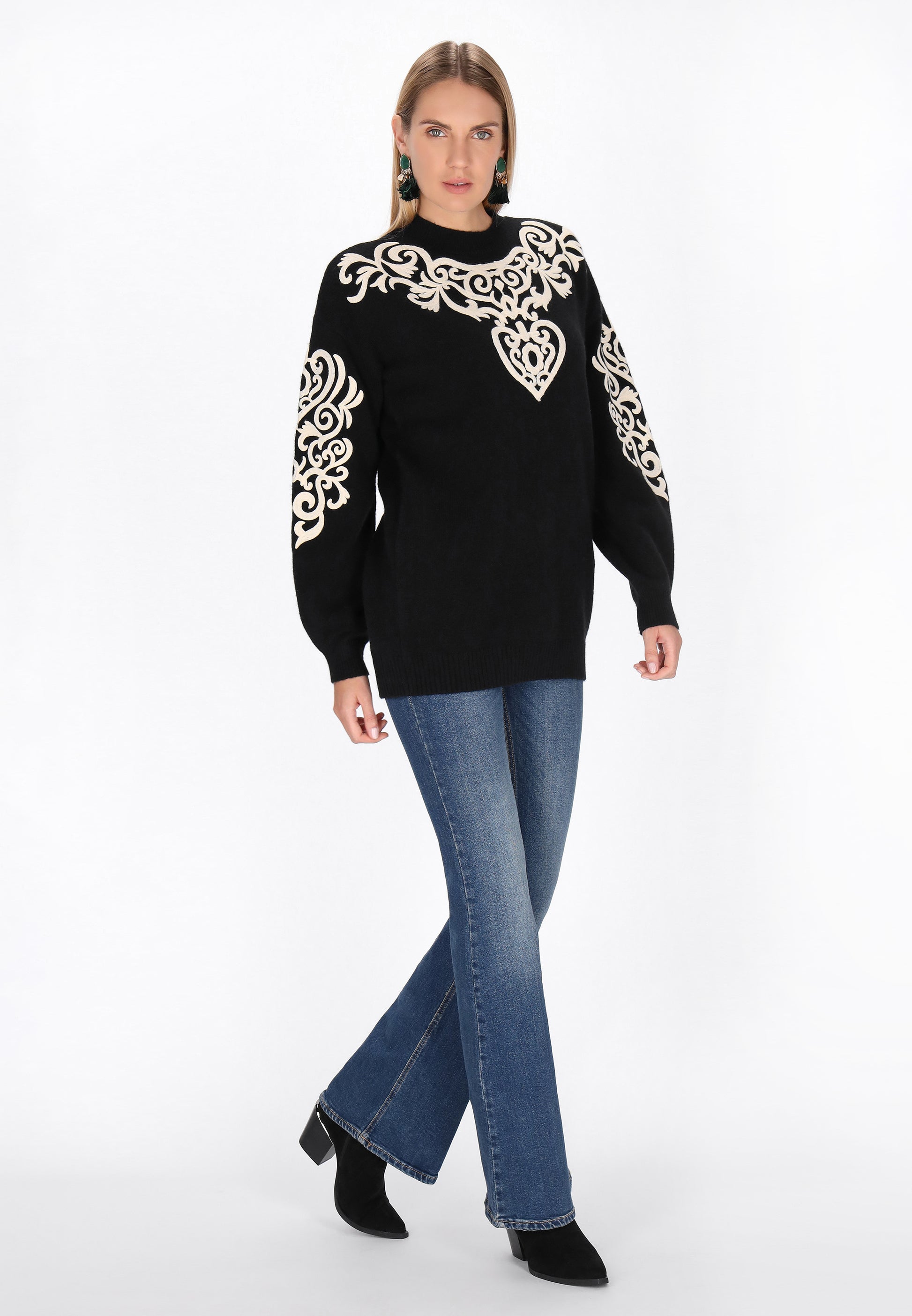 usha FESTIVAL Women's Sweater