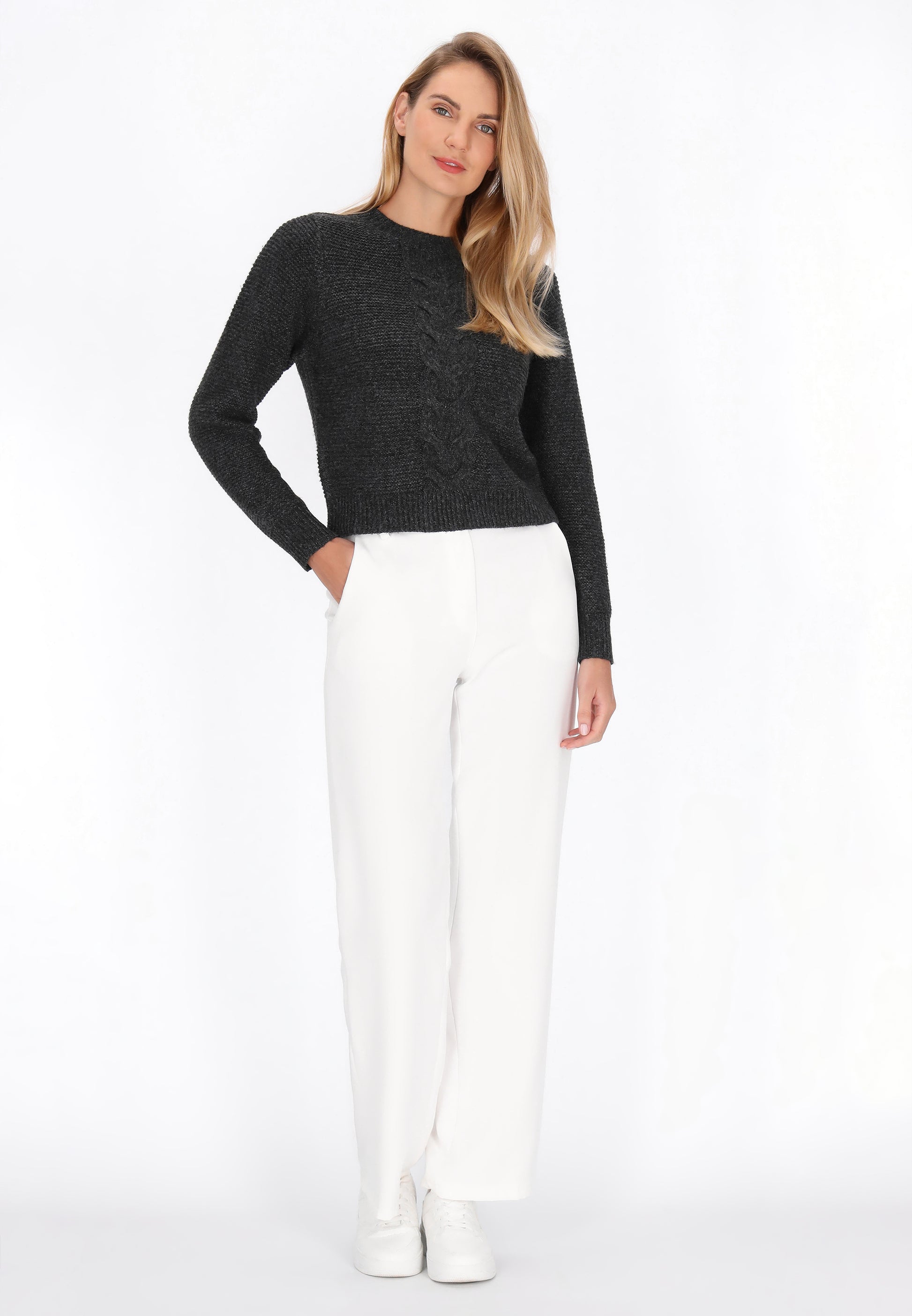 usha WHITE LABEL Women's Sweater