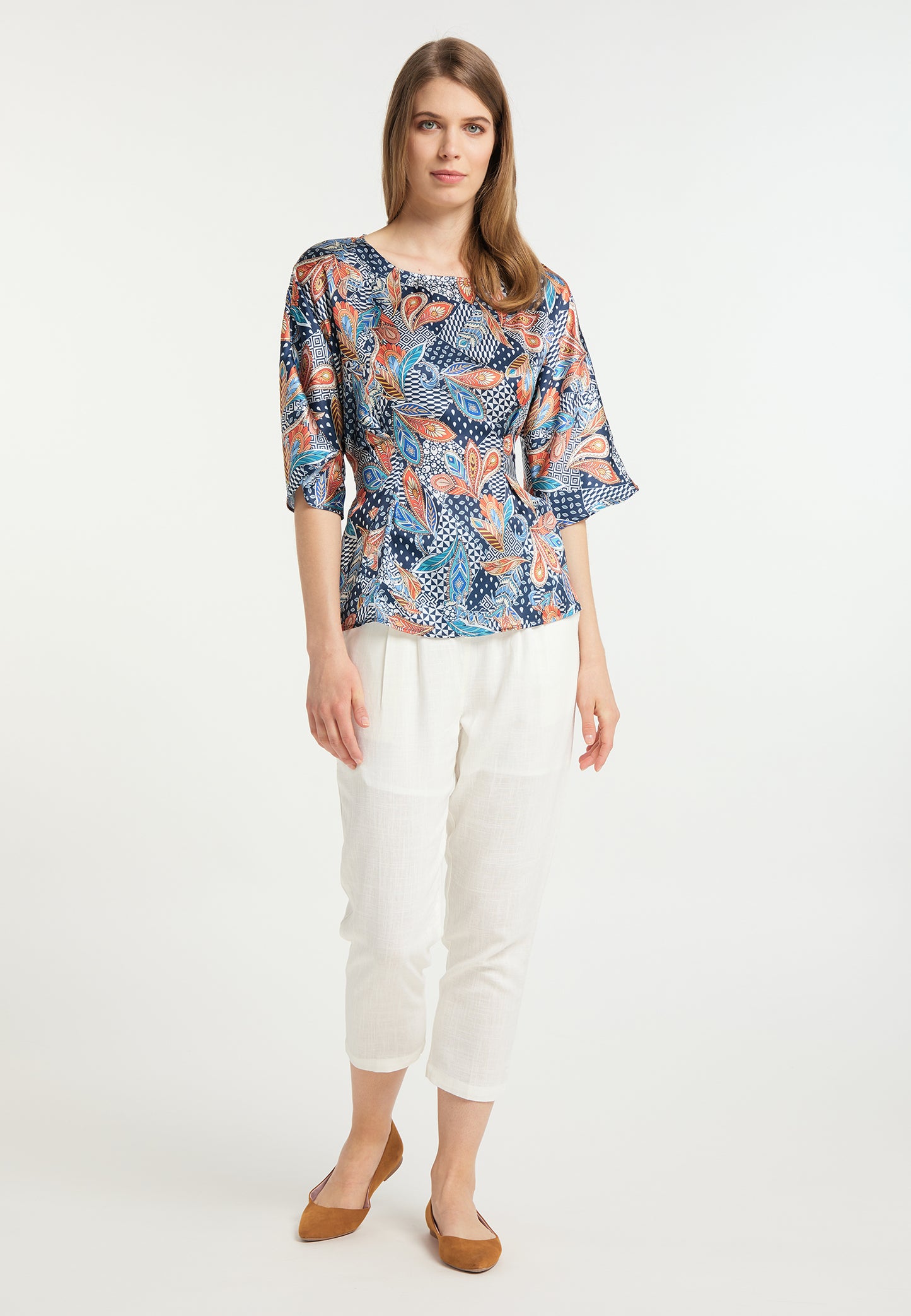 usha Women's Cloth Trousers