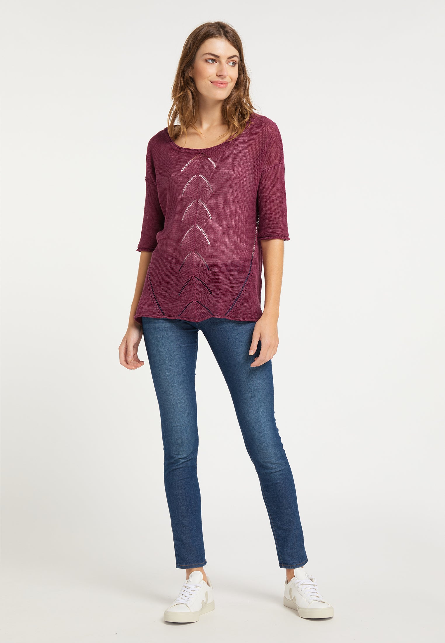 usha Women's Knitted Sweater