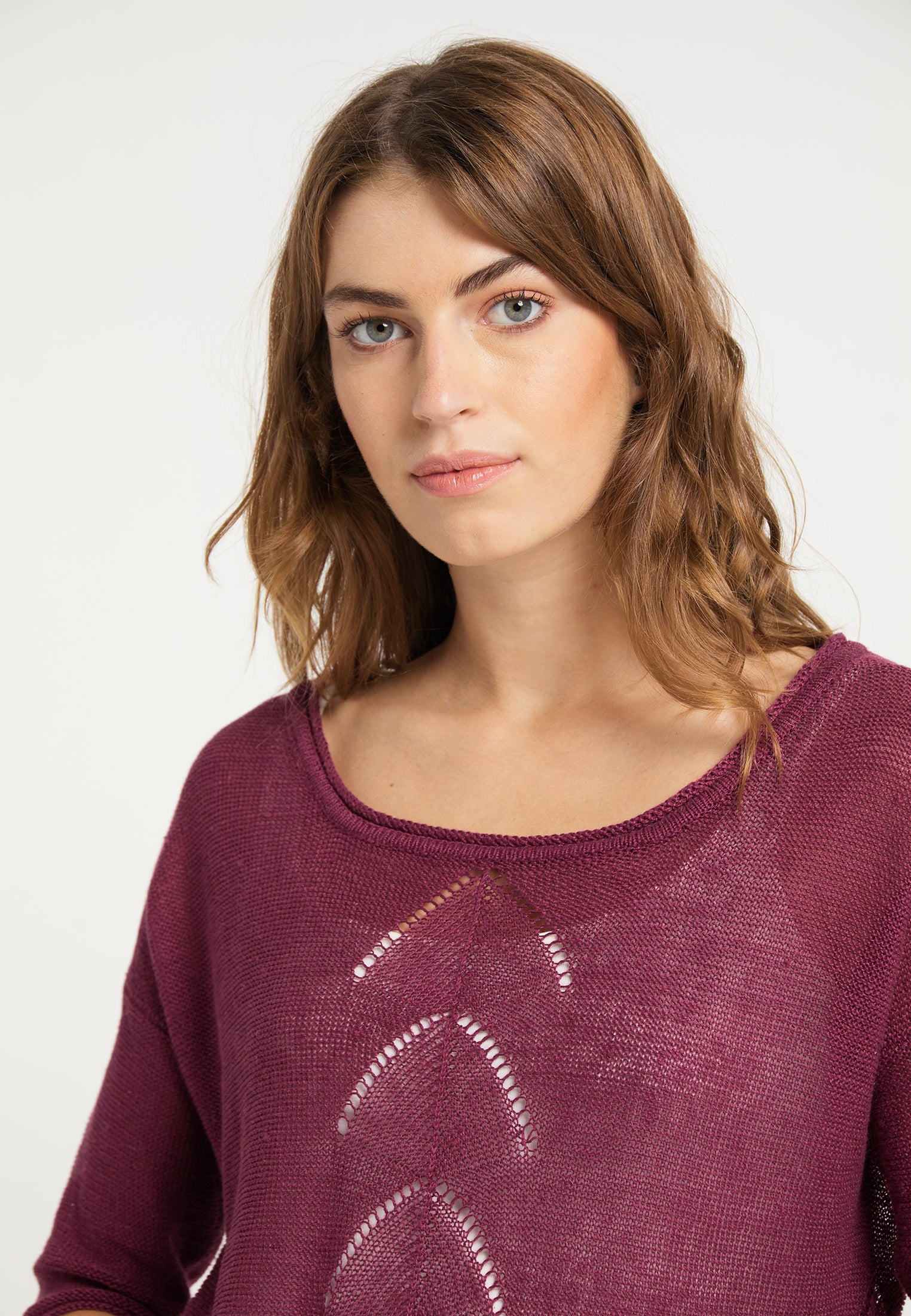 usha Women's Knitted Sweater
