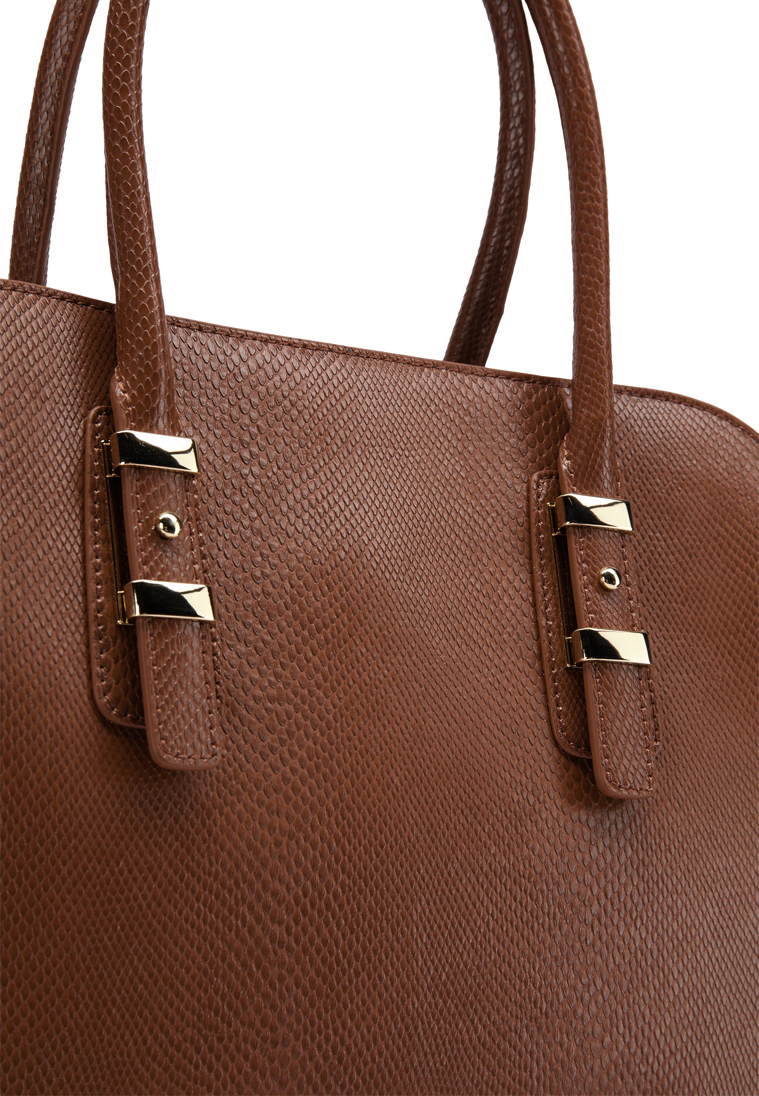usha BLACK LABEL Damen Lederhandtasche
