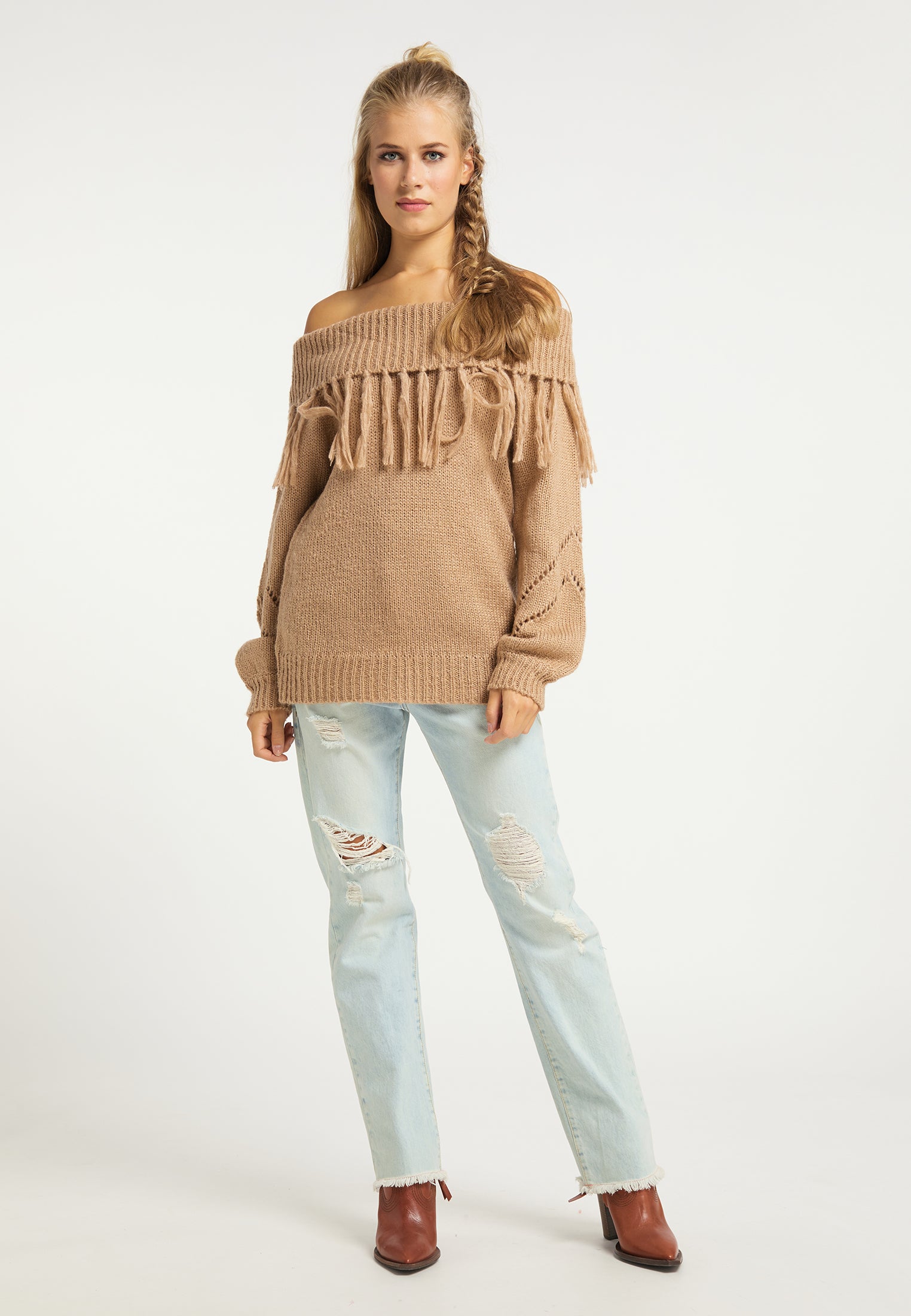 usha FESTIVAL Women's Knitted Sweater