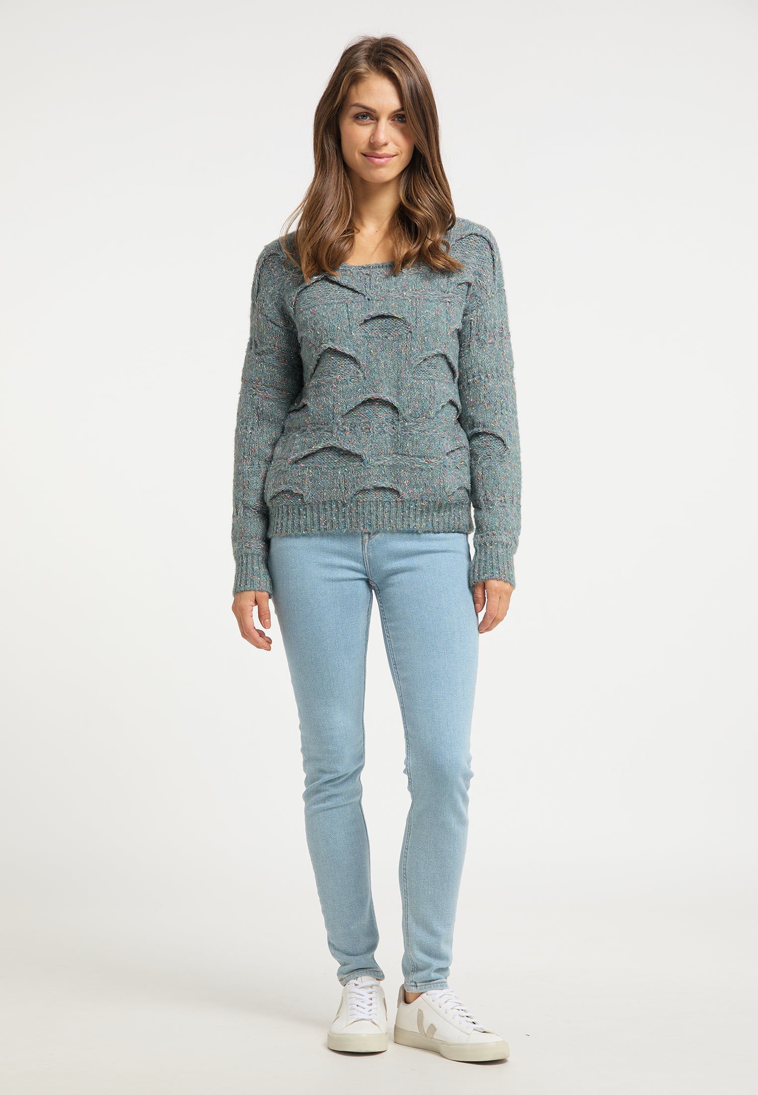 usha Women's Knitted Sweater
