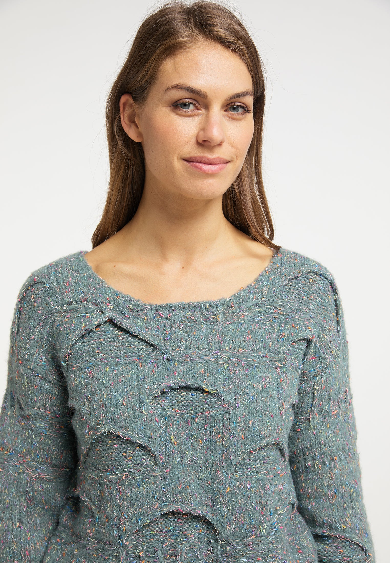 usha Women's Knitted Sweater