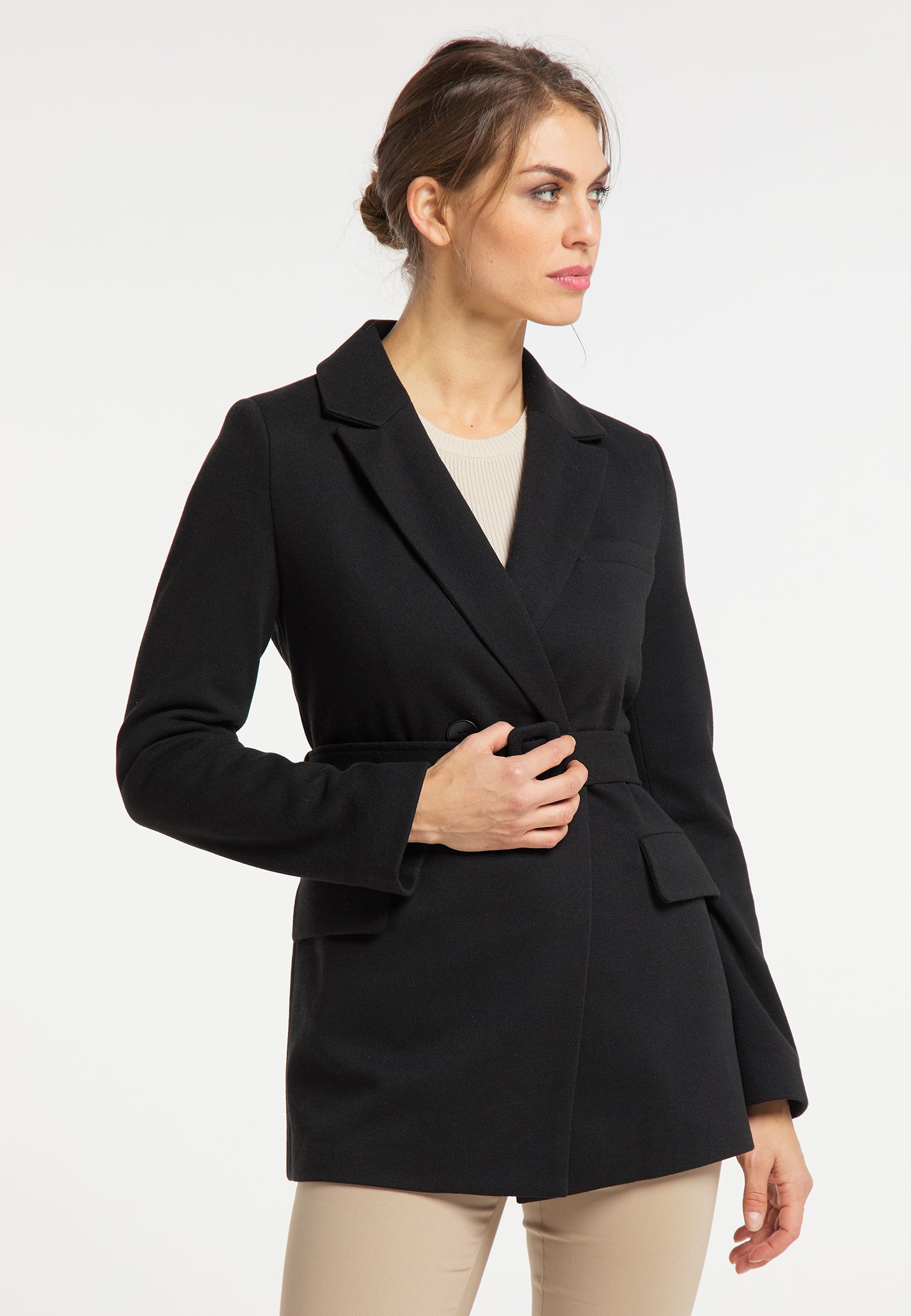 usha BLACK LABEL Women's Short Coat