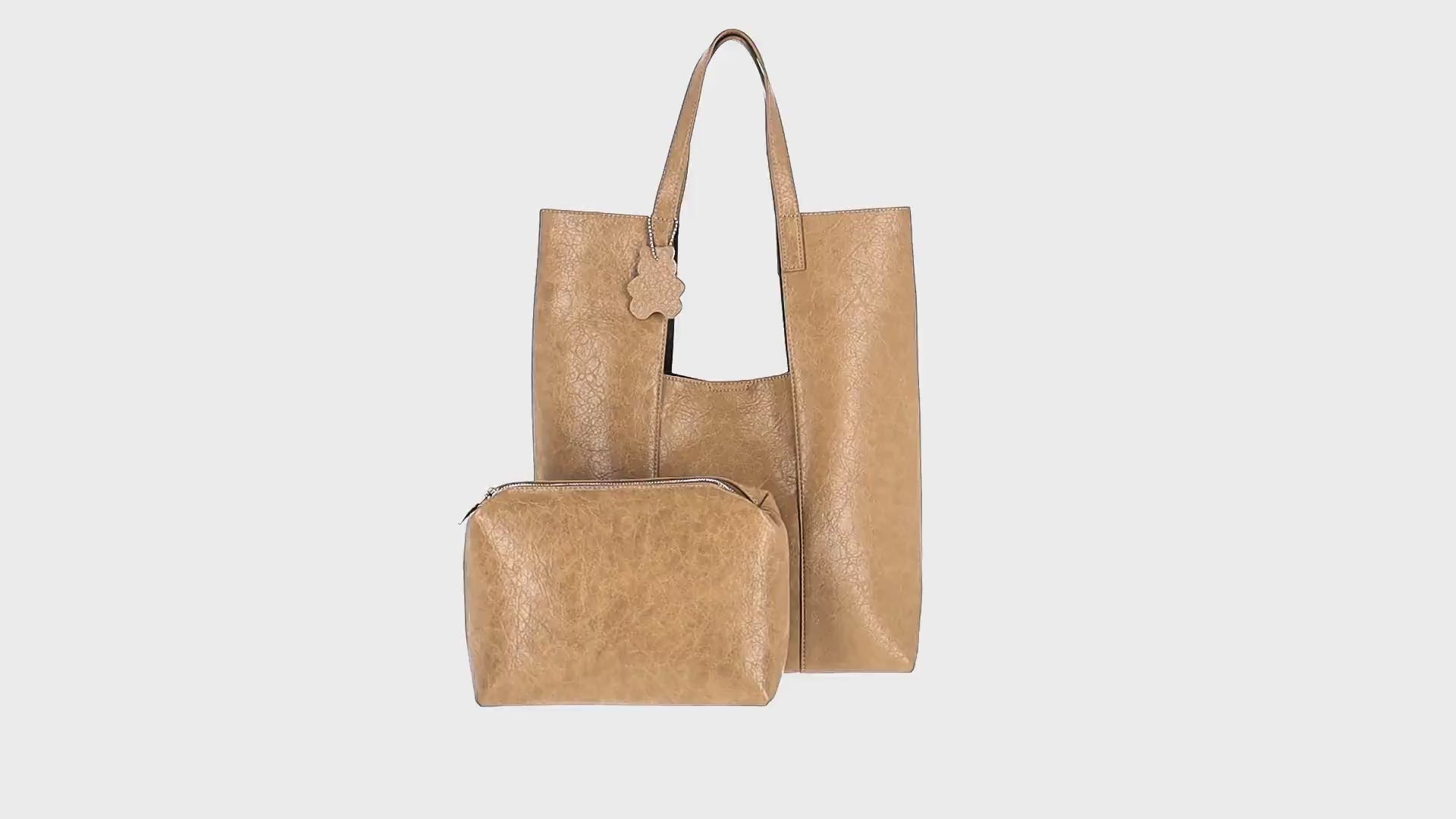 usha WHITE LABEL Women's 2-In-1 Tote Bag Set
