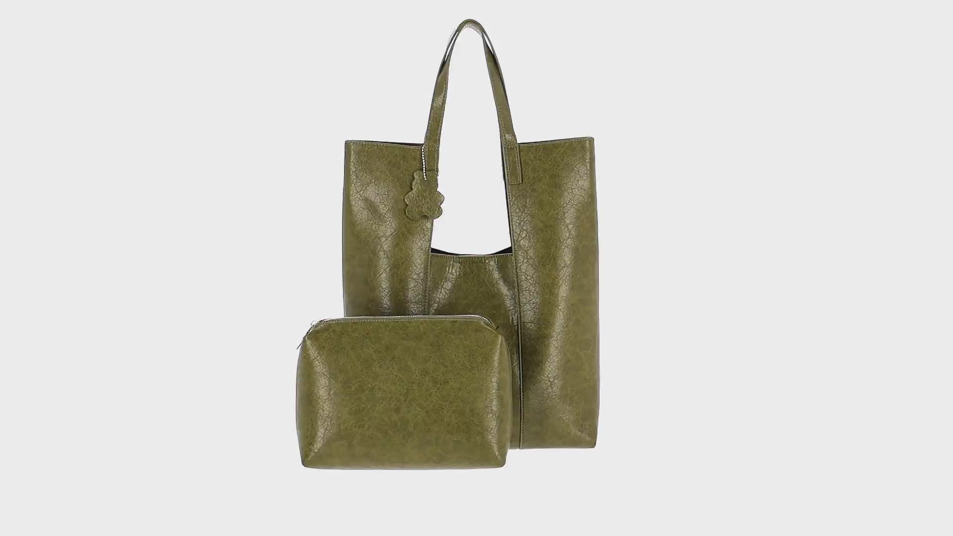 usha WHITE LABEL Women's 2-In-1 Tote Bag Set