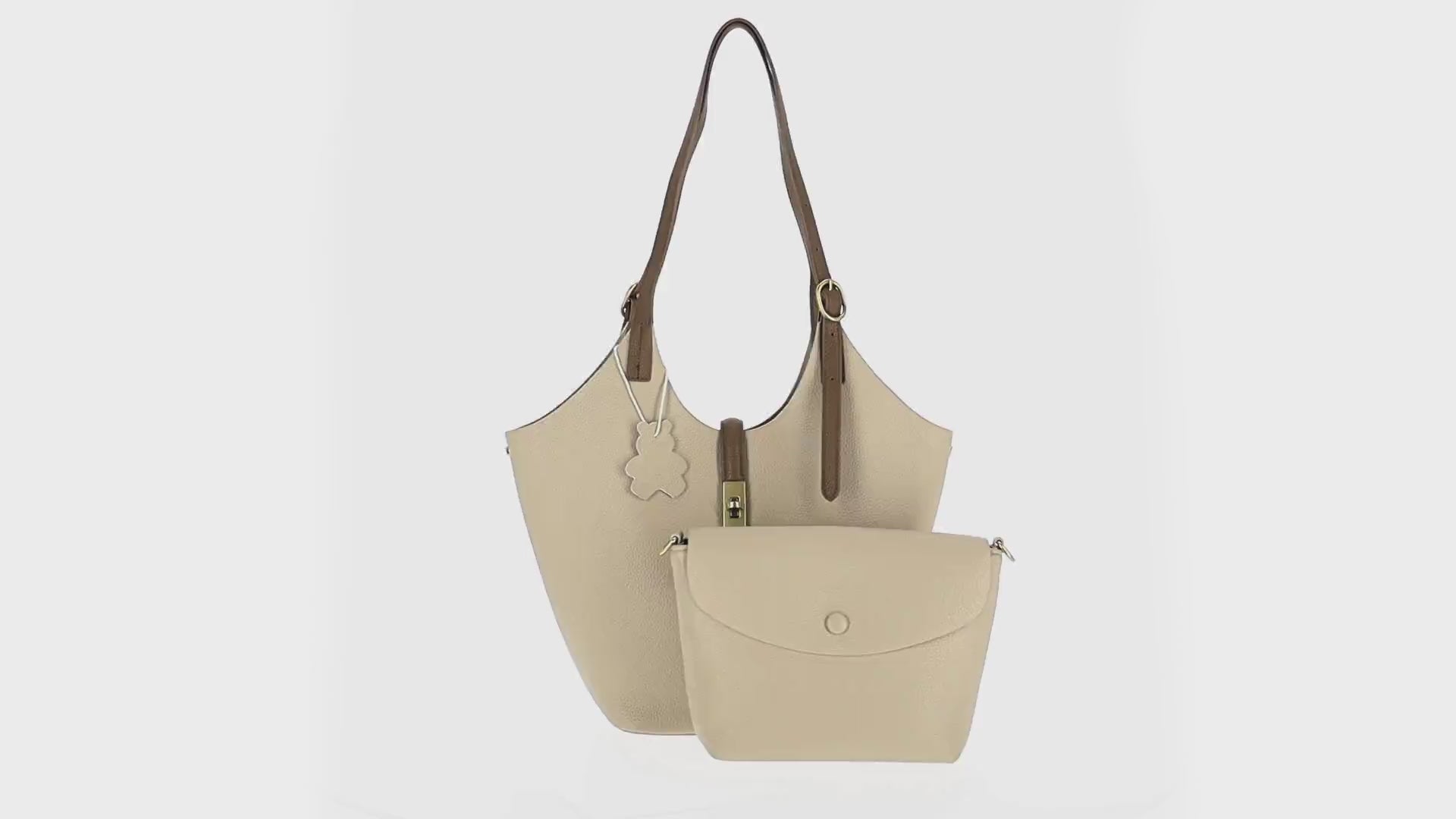 usha Damen 2-in-1 Tote Bag Set