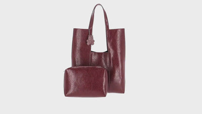 usha WHITE LABEL Women's 2-In-1 Tote Bag Set